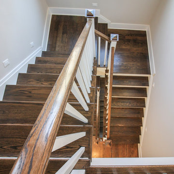 Project #57 | Staircase with Cozy Reading Nook Below