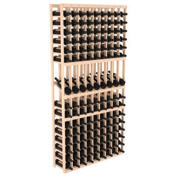 9 Column Display Row Wine Cellar Kit, Pine, Unstained