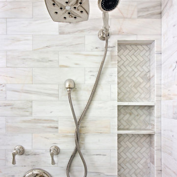 Formal French Master Bath in Brookline