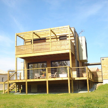 Maison et extension à ossature bois - 286 m² - Saint Denis la Chevasse (Vendée)