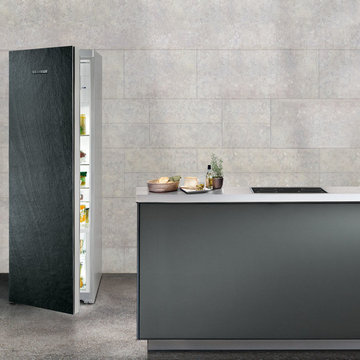 Kühlschrank mit Schieferfront