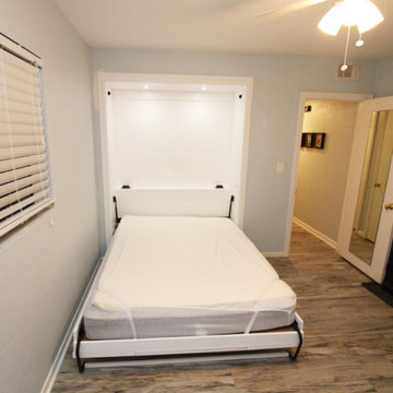 2 in 1 Furniture Solution! Custom Built In the Wall Murphy Bed with Hidden Desk
