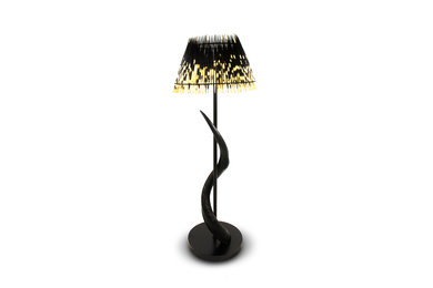 Kudu Horn Lamp with Porcupine Quill Lamp Shade