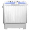 Costway Portable Mini Compact Twin Tub 20lb Washing Machine Washer Spin Dryer