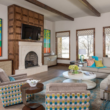 Stained Wood + Color + Wow!