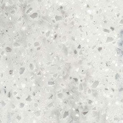 Corian&reg; Arrowroot is crisp white swirled with grays & metallic flecks. - Products