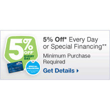 Special Financing discounts