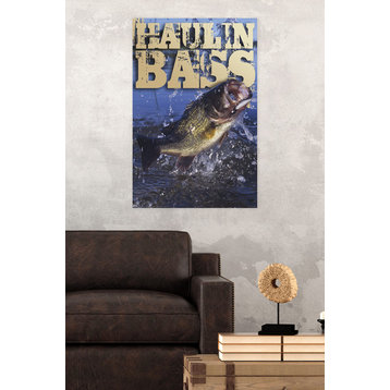 Big Bass Poster, Premium Unframed