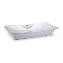Miseno - Miseno MNO-3151C Rectangular 21 1/2" Ceramic Vessel Bathroom Sink - Bathroom Sinks