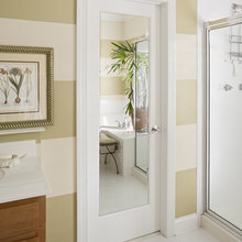 Mirror on door