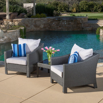 3-Piece Wicker Chat Set