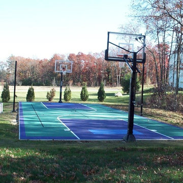 Custom Backyard Basketball Courts in Franklin