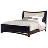 Standard Furniture Memphis Sleigh Bed in Sleek Black - Queen