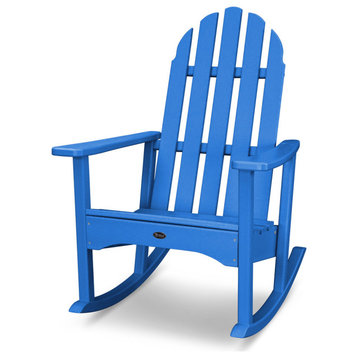 Trex Outdoor Furniture Cape Cod Adirondack Rocking Chair, Pacific Blue