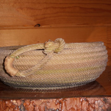Western Cowboy Mirrors and Ranch Rope Bowls