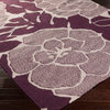 Paisley BHS-0054780 Woven Wool Purple Floral Accent Rug | 8' x 11'