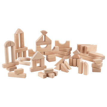 60 Pc Wooden Block Set