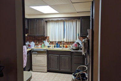 Example of a trendy home design design in Chicago