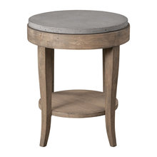 outdoor round cocktail table