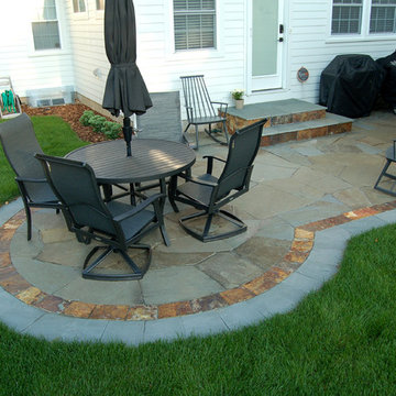 Natural stone patios & walls