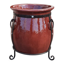 Mexican Parma Pot Volcano - Outdoor Pots And Planters