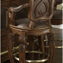AICO Furniture - Tuscano Barstool in Biscotti - 34504 - Furniture