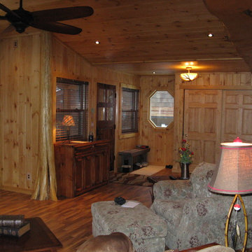Rustic Great Room and Entry Way