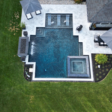 Kent Island, MD - Modern, Geometric Pool