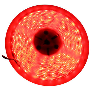 Red Super Bright Flexible LED Light Strip 16', Reel Only
