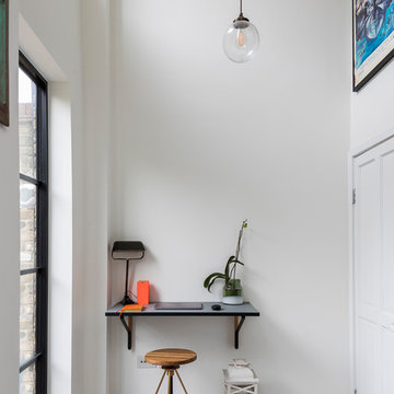 High end refurbishment of full house with bespoke kitchen and stairs