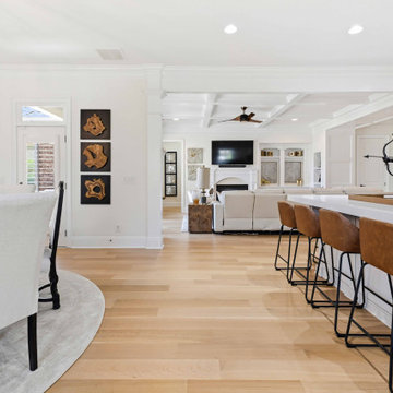 7-Inch Rift and Quartered White Oak Engineered Installation, Site-Finished in Ch