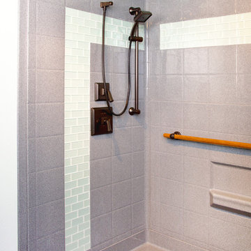 Bestbath commercial shower faux tile shower walk in shower