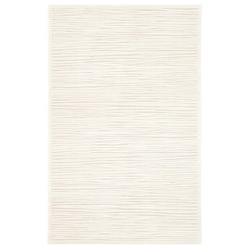 Jaipur Living Linea Abstract White Area Rug, 7'6"x9'6"