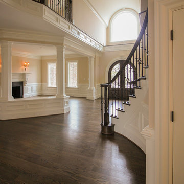 Project #45 | Curved Oak & Wrought Iron Staircase