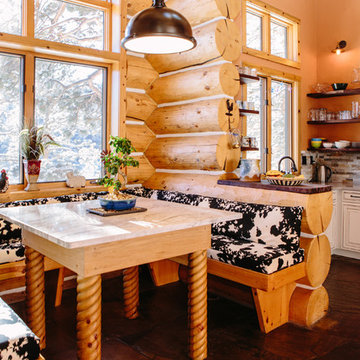 Evergreen Log Home Kitchen Renovation