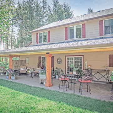 Hipped Patio Cover with Paver Patio