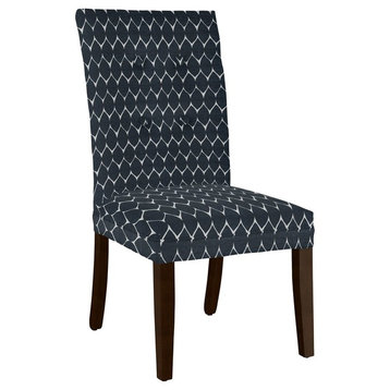 Hekman Woodmark Joanna Dining Chair, Dark Blue