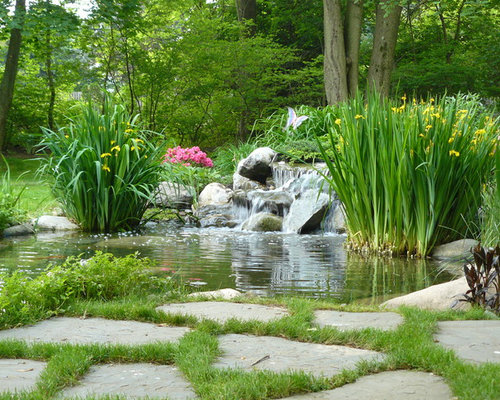 Garden Pond Waterfall | Houzz