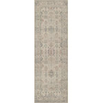 Loloi II - Loloi II Hathaway Printed HTH-04 Beige Multi Area Rug, 2'x5' - Hathaway is an enduring anchor for many lifestyles today. Whether your aesthetic is traditional, bohemian or a casual farmhouse, the essence of an old-world rug is conveyed with a warm printed neutral pattern of creamy beige, pale grey and rich charcoal. Hathaway offers lasting style and stain resistant wear ability at a tremendous value.