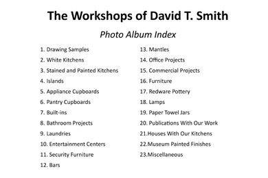Table Of Contents