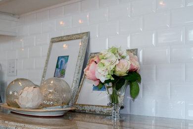 Inspiration for a coastal kitchen remodel in Grand Rapids