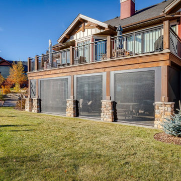 Walkout Basement Enclosed with Phantom Insect & Privacy Screens