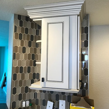 Diamond Reflections- Duvall Maple Grey Stone on Pearl