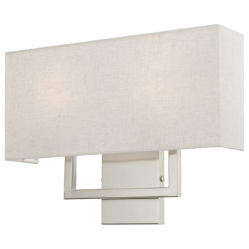 Livex Lighting 50995 Pierson 2 Light 12" Tall Commercial Wall - Brushed Nickel