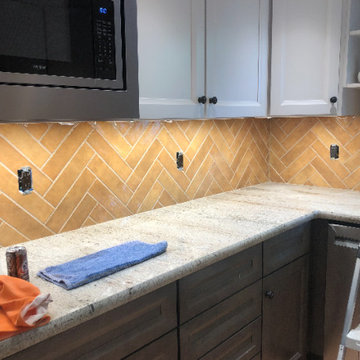 Herringbone Backsplash