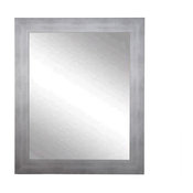 Timberwolf Silver Framed Vanity Wall Mirror 32''x 50''