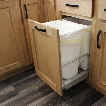 Quad Cities Kitchen Remodel with Great Storage and Maple Cabinets