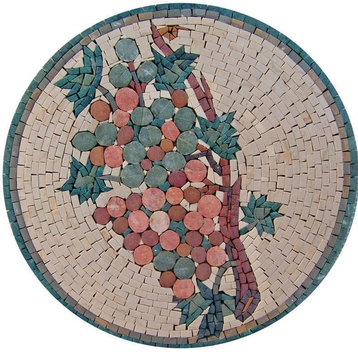 Mosaic Patterns, Abstract Vine, 14"x14"