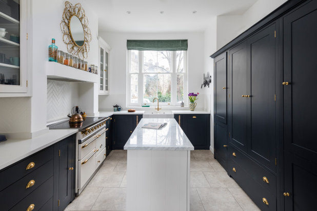 Transitional Kitchen by GJ Design and Build Ltd