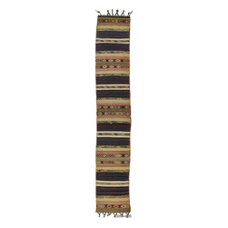 Antique Malatya Kilim Runer - Area Rugs